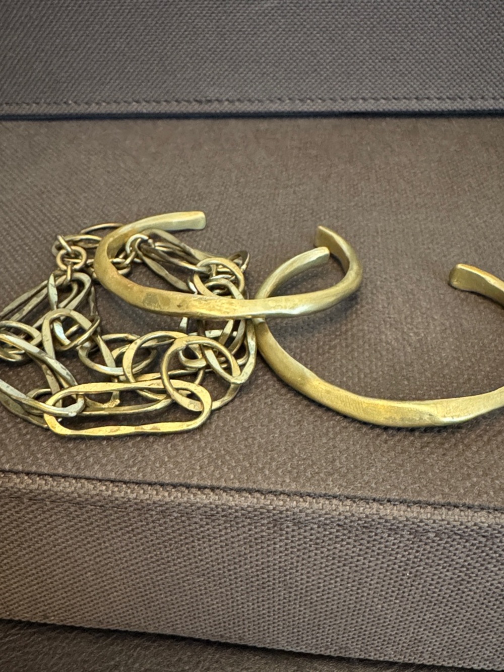 Banana Republic Gold-Tone Cuff Bracelets and Chain Bracelet